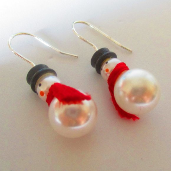 Christmas Vintage Costume Jewelry Lot Earrings Pins - Picture 4 of 10